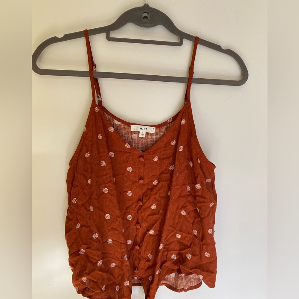 Cropped Terracota Blouse